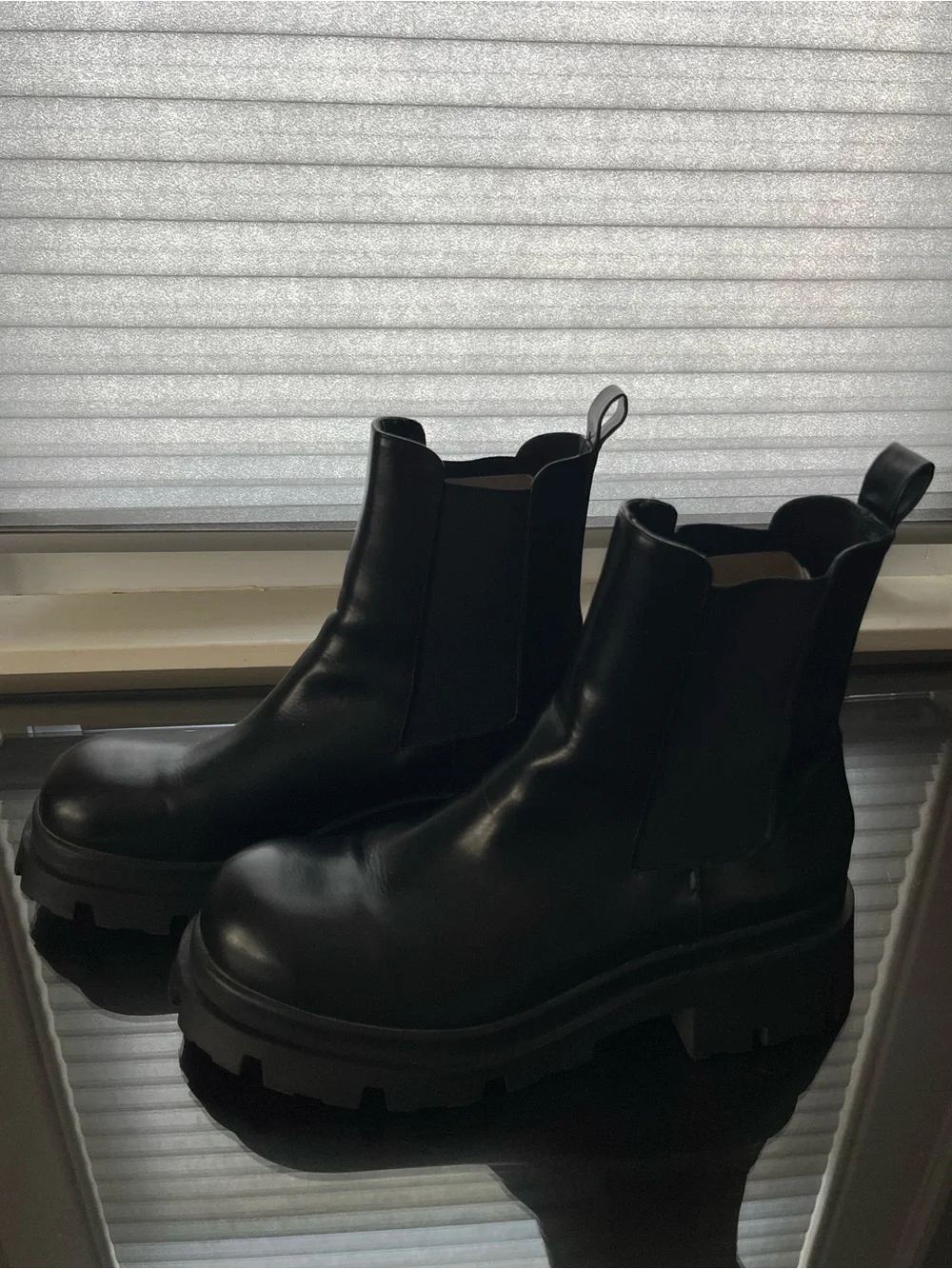Zara Mid Calf Leather Boots
